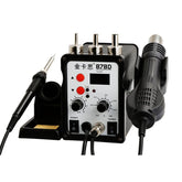 Kaisi 878D 2 In 1 LCD Digital Display Heat Gun Soldering Station 700W for BGA Rework Solder Station Hot Air Gun Welder Equipment, US Plug, Kaisi 878D US Plug, Kaisi 878D EU Plug